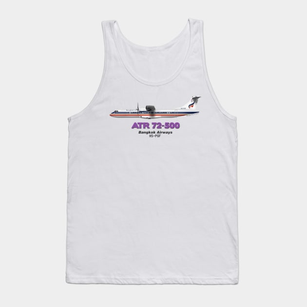 Avions de Transport Régional 72-500 - Bangkok Airways Tank Top by TheArtofFlying